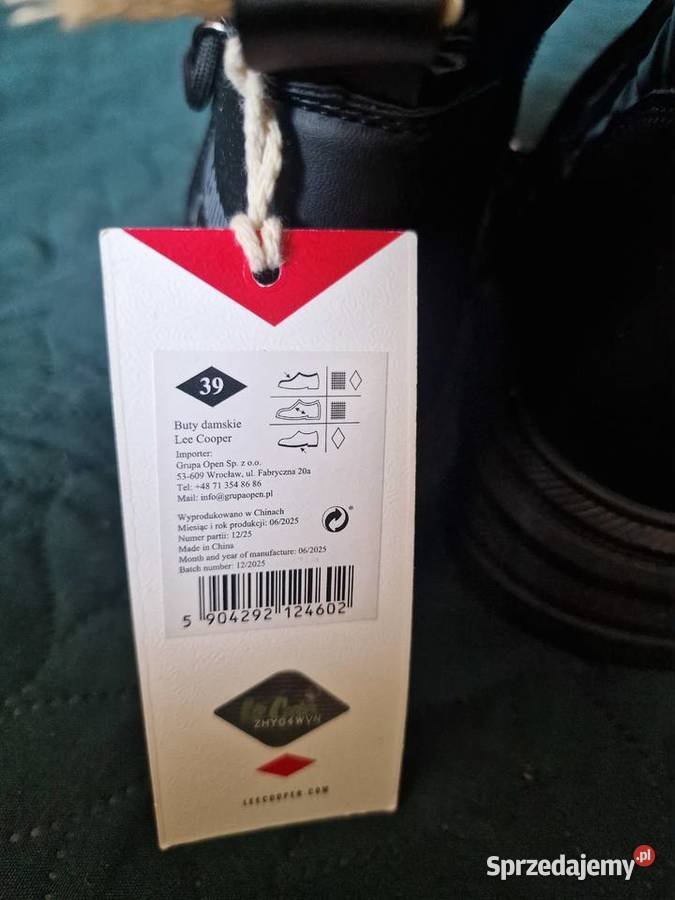 NOWE Buty ocieplane zimowe Lee Cooper 39 Półbuty Wrocław