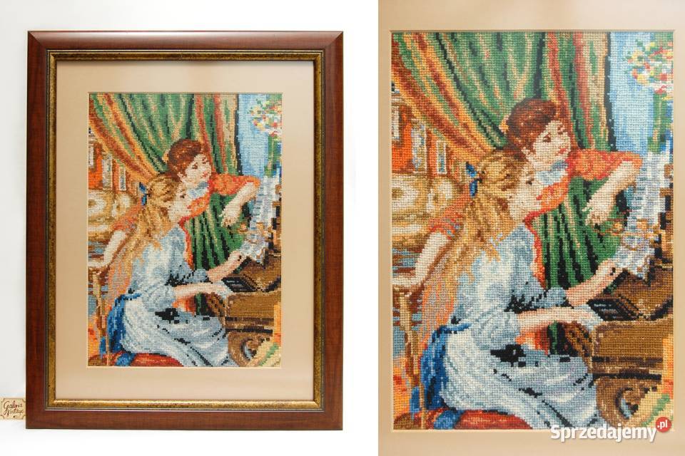 Renoir Dziewczęta pianinie impresjonizm obraz wielokolorowy Lublin
