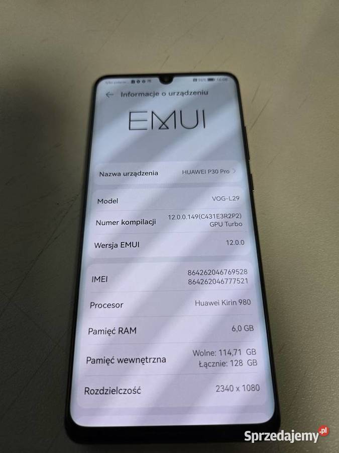 TELEFON HUAWEI P30 PRO 6128GB