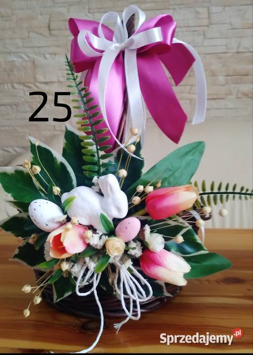 Dekoracja do koszyka wielkanocnego 15x15 Dekoracje świąteczne małopolskie Koszyce