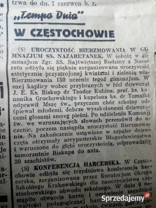 Z krainy czarnych diamentów gazeta 1935r
