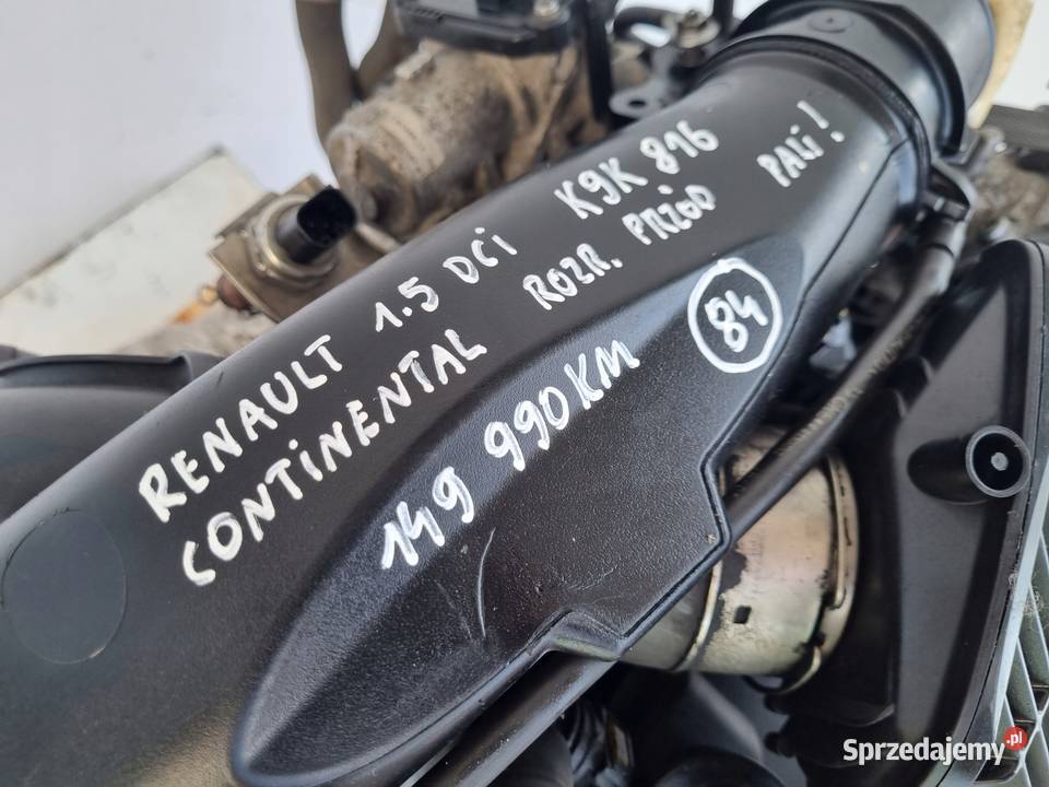 SILNIK KPL Renault Kangoo II 15 DCI 149 K9K816 osobowe lubelskie