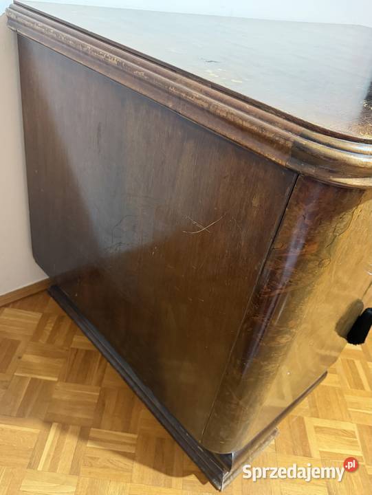 Przepiękne przedwojenne 1936 biurko art deco Toruń sprzedam