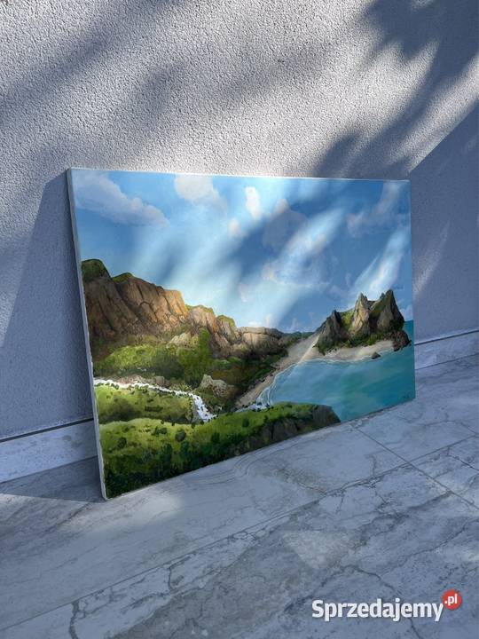 Obraz olejny pejzaż 90x60