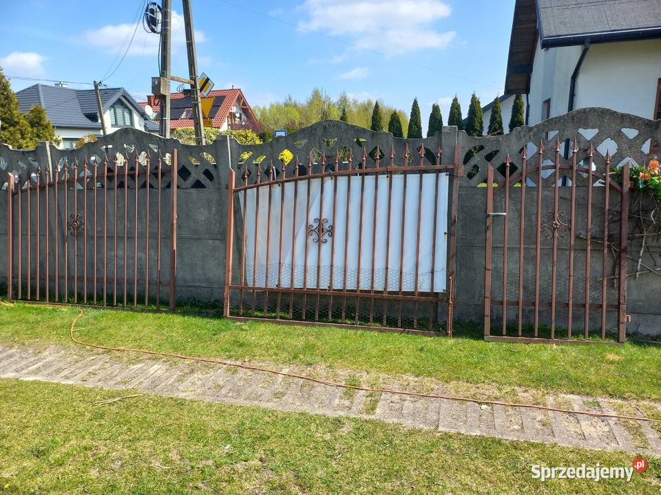 Brama wjazdowa 4m furtka 1m Pabianice