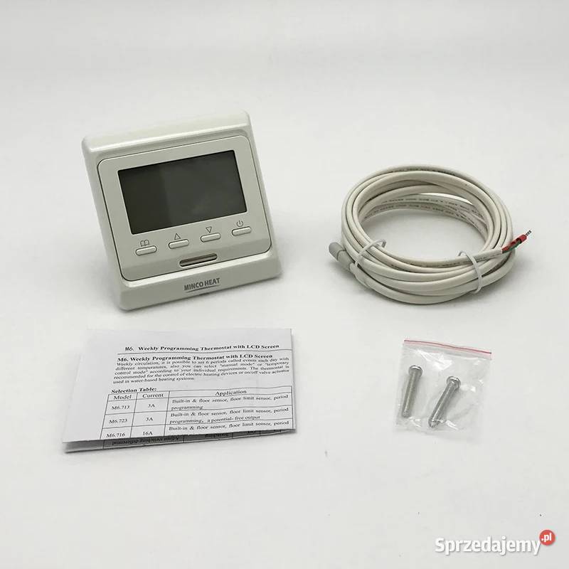Programator LCD MINCO HEAT model M6716 Nowy Budownictwo i akcesoria Białystok