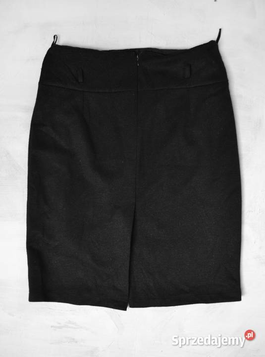 czarna spódnica midi XL 42 elegancka do kolan sprzedam