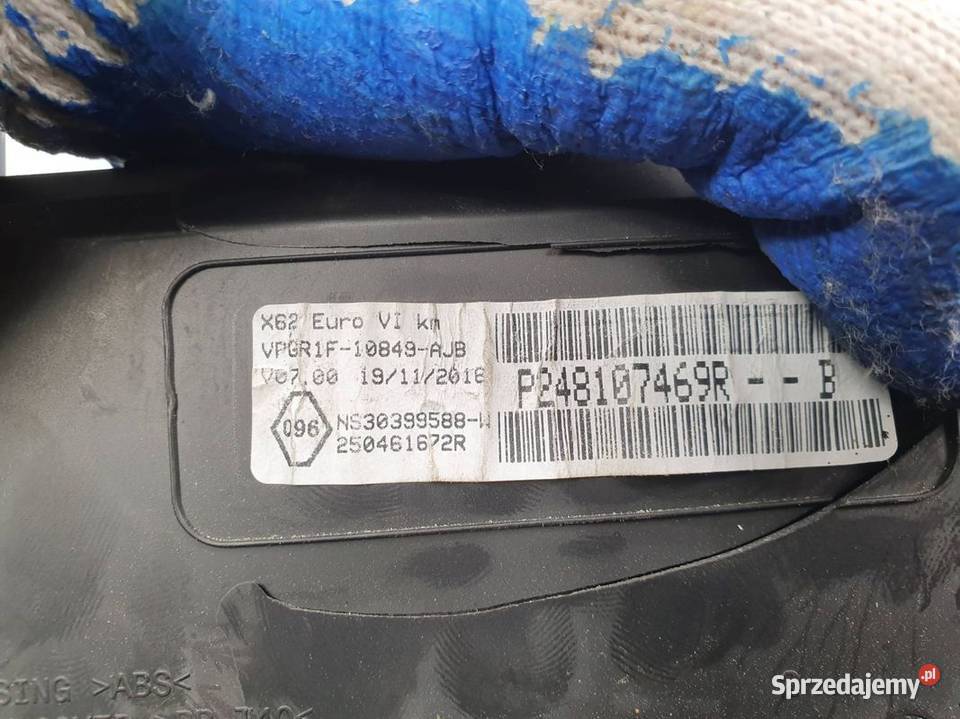 LICZNIK ZEGAR RENAULT MASTER III P248107469R Pozostałe Lipno