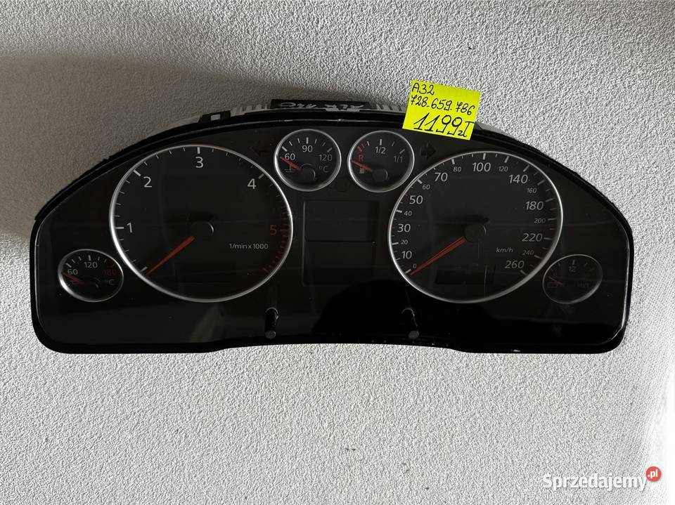 LICZNIK ZEGAR AUDI A6 C5 19 25 TDI 4B0920900Q mazowieckie Warszawa