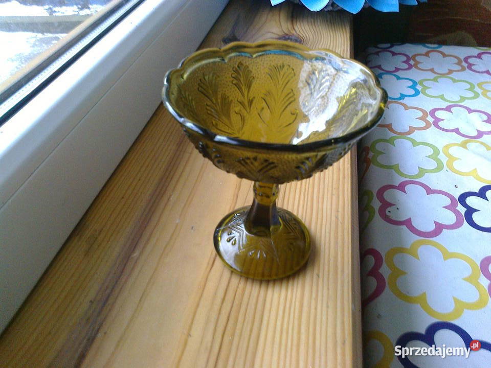 Cukiernica z kolorowego szkła mazowieckie Krępa Górna