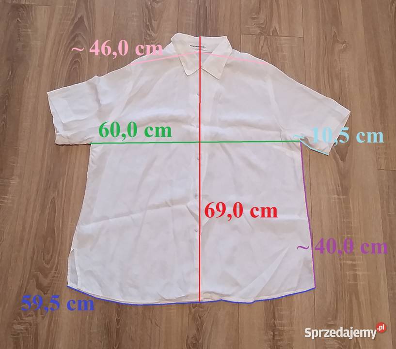 Koszula damska NEUMANN BERLIN biała krótki podlaskie Hajnówka