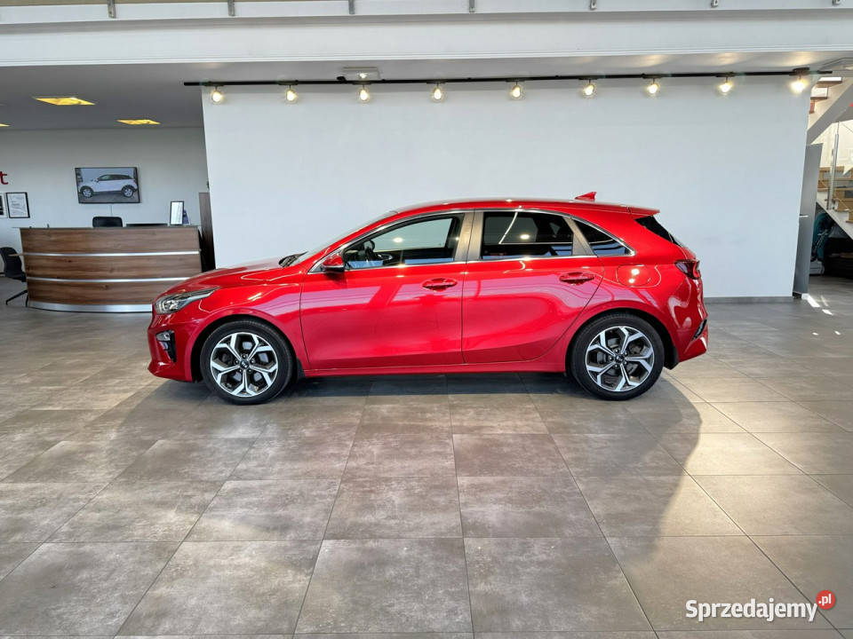 Kia Ceed LBL 14TGDI 140 M6 2018 r salon czerwony Myślenice sprzedam