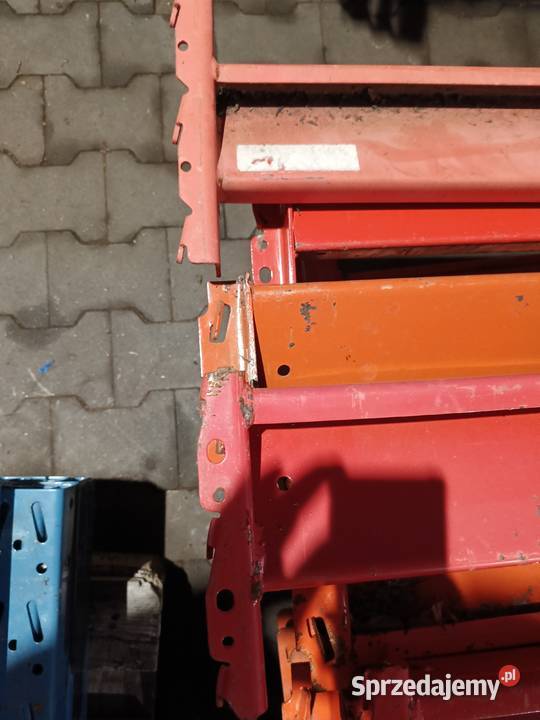 Regały paletowe EAB 3x500 używane Magazynowanie Rekowo Górne