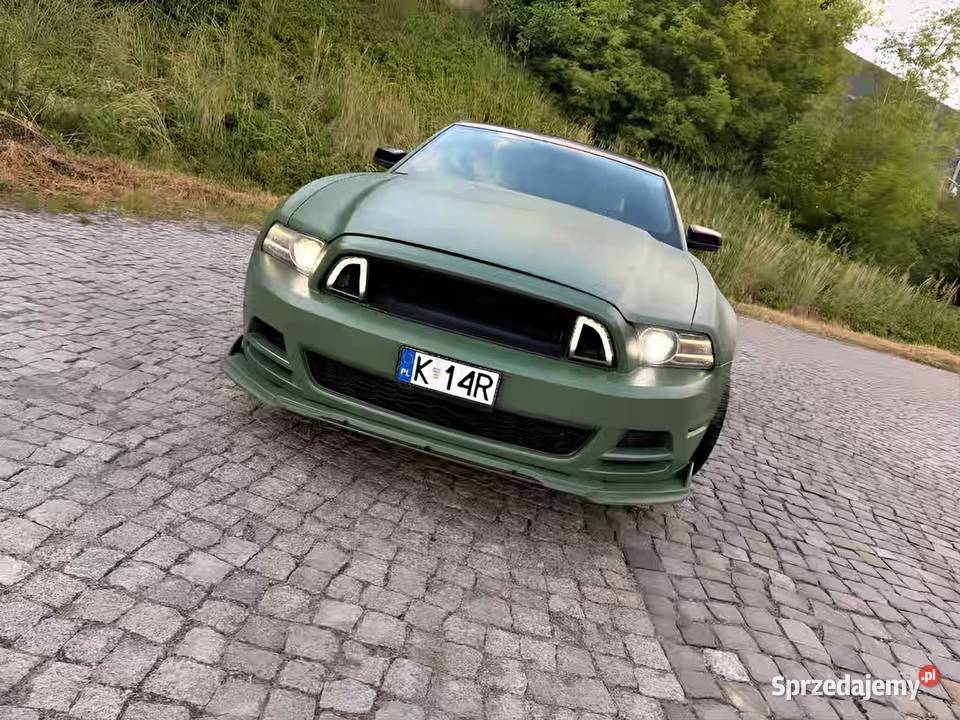 Ford Mustang Premium 2014r 37 LPG MZamiana zielony Sosnowiec