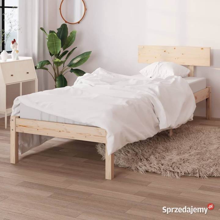 Rama łóżka lite drewno sosnowe 90 x 200 WM810132 Łóżka Warszawa sprzedam