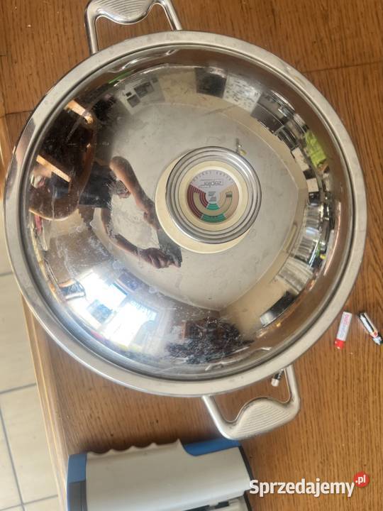 Naczynie Wok z pokrywą 45 l 30 2 uchwyty sprzedam
