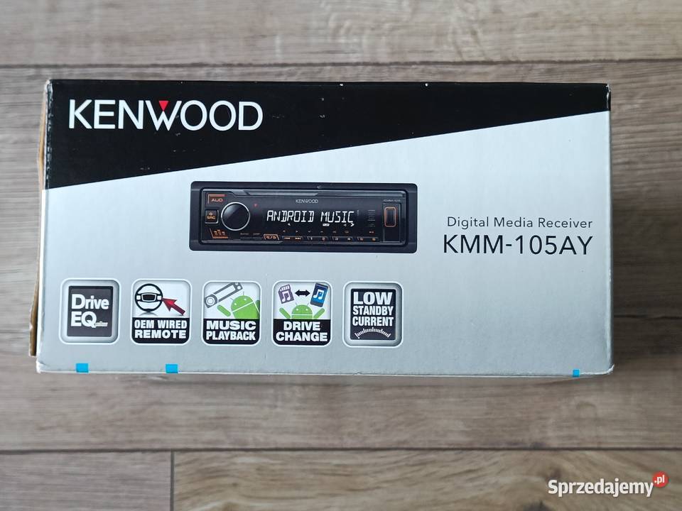 KENWOOD KMM105AY Radio USB MP3 AUX Elektronika lubelskie Biała Podlaska