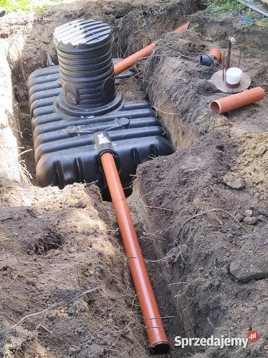 Montaż zbiorników na deszczówkę oczyszczalni mazowieckie Warszawa