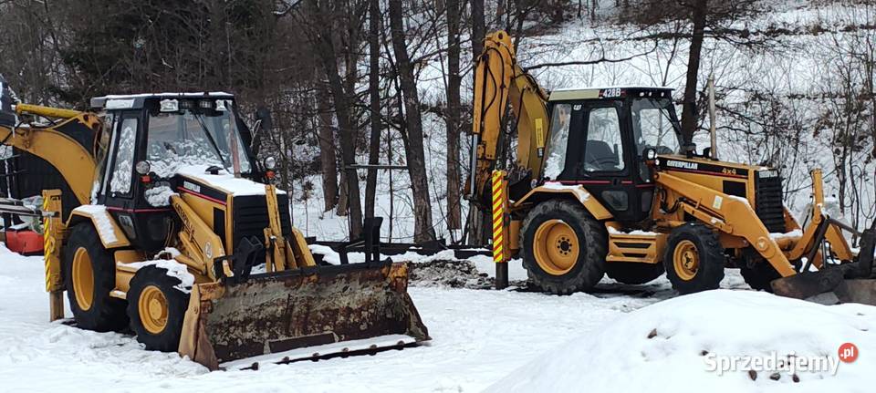 koparko ładowarka Cat 428 Sól