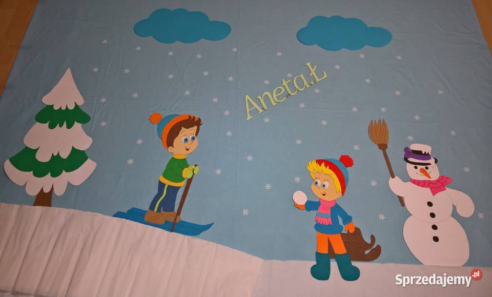 Dekoracje o tematyce zimowej z brystolu 504 102 Garwolin