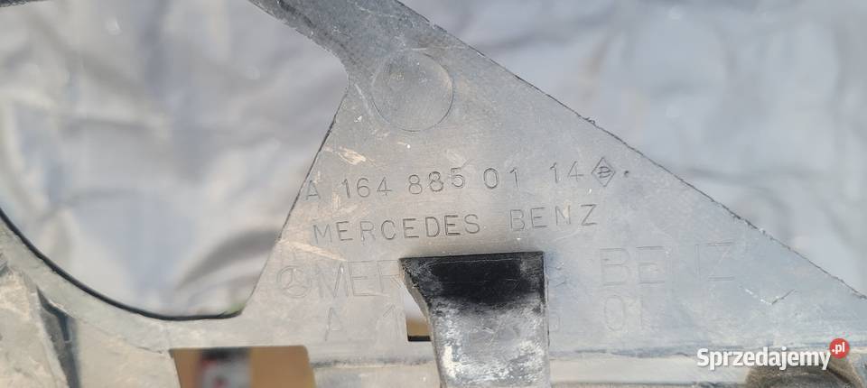 MERCEDES ML W164 ŚLIZG ZDERZAKA LEWY TYŁ TYLNY osobowe Karoseria Ruda Śląska