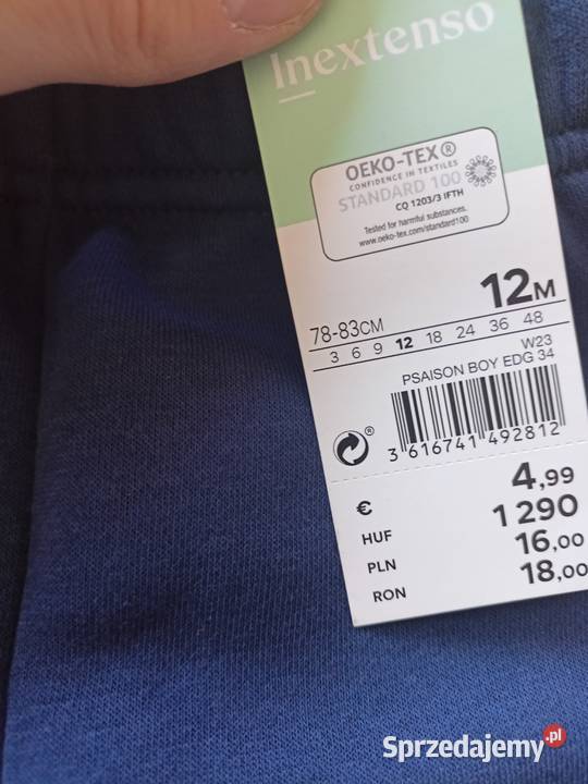 Nowe spodnie chłopca rozmiar 80 kujawsko-pomorskie Włocławek