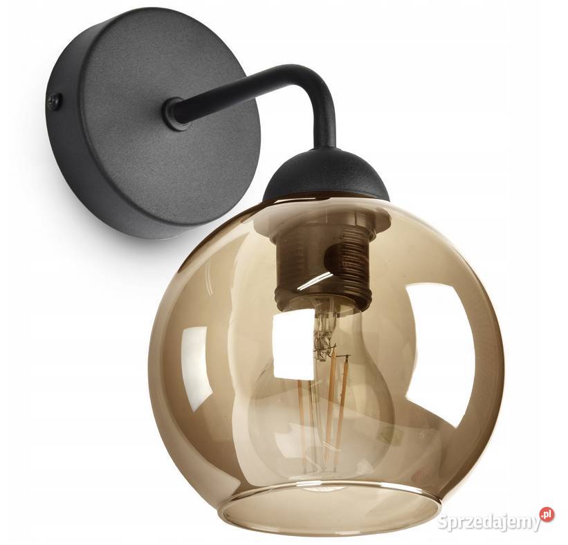 Szklana Lampa Ścienna Kinkiet LED KULA KULE podlaskie Choroszcz
