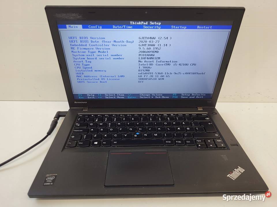 Lenovo ThinkPad T440s i5 Ram 4GB SSD 120GB mazowieckie