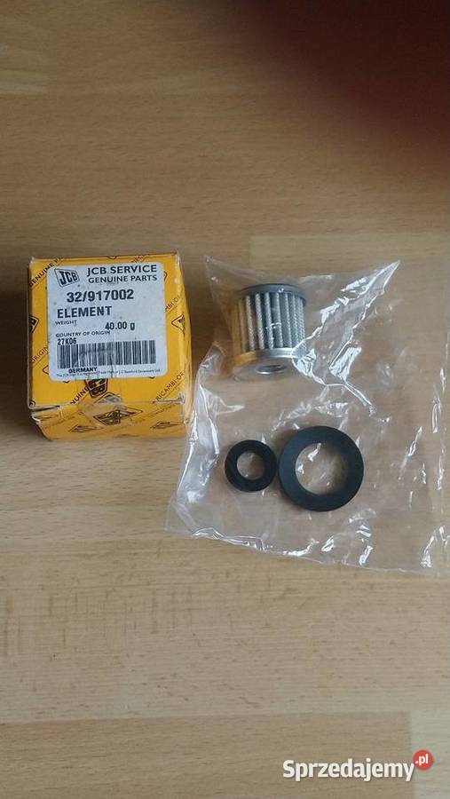 32917002 filtr hydrauliki 3CX JCB oryginał nieuszkodzony Części zamienne Biała Podlaska sprzedam