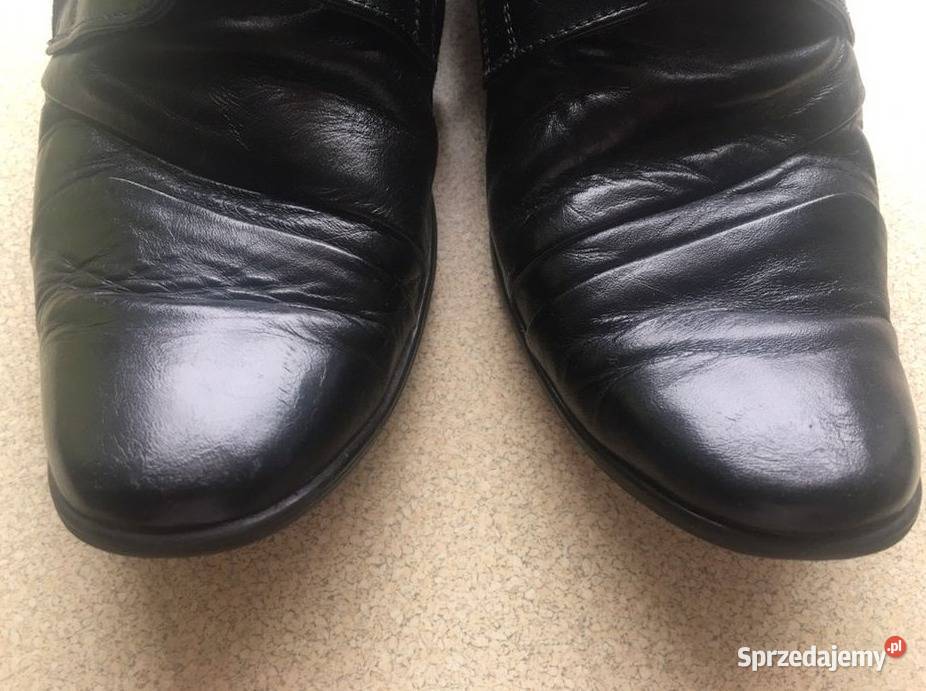 Pantofle półbuty skórzane Moskała r37 wkł25 25cm Olsztyn sprzedam