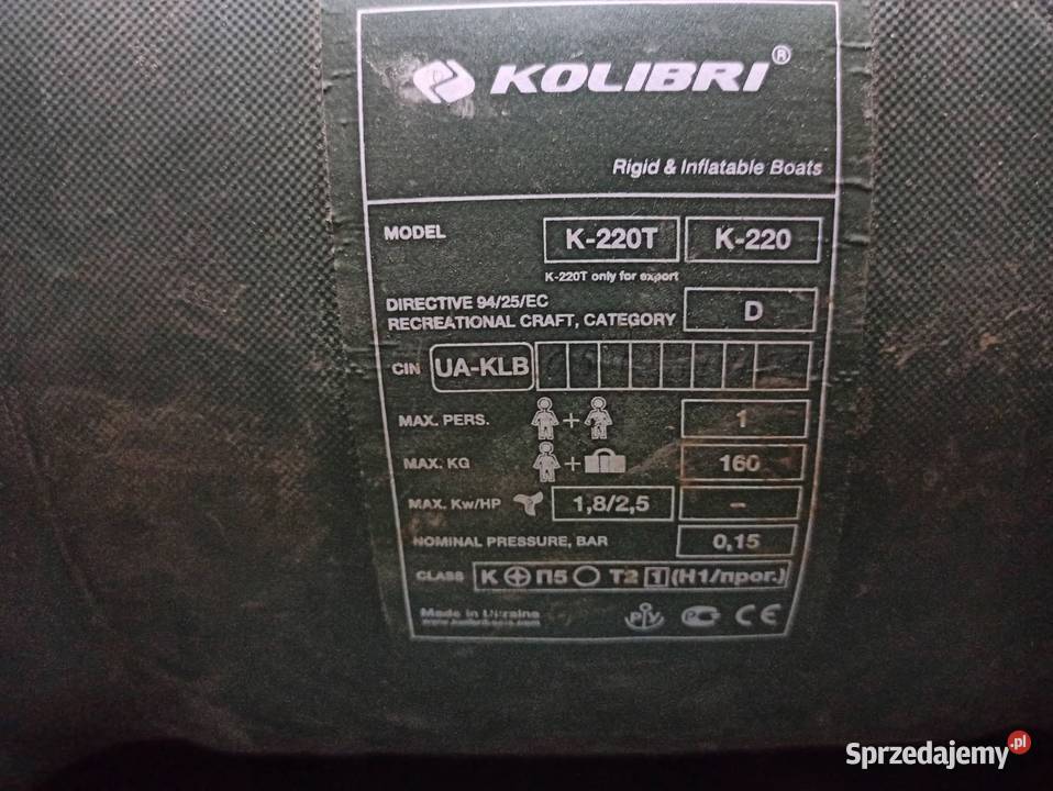 Sprzedam ponton wędkarski Gromnik sprzedam