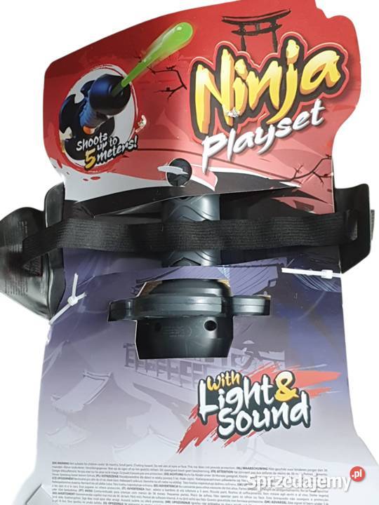 Miecz Świetlny Ninja Światło Dźwięk Strzelający Cieszyn