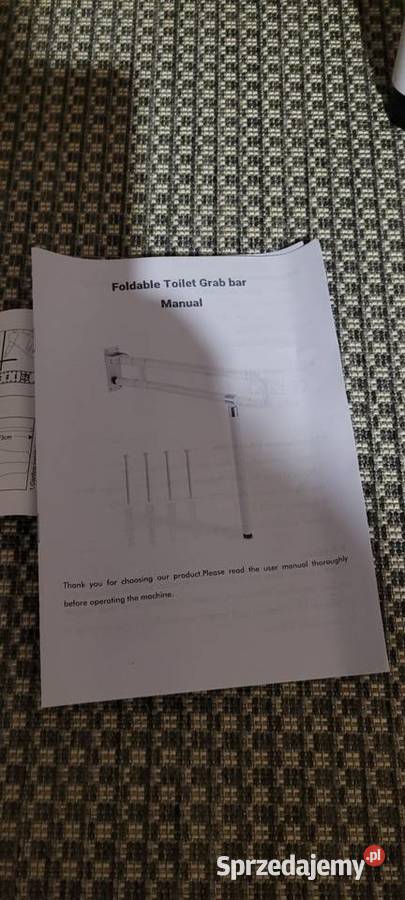 składany uchwyt toaletowy Mielec