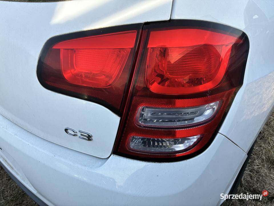 Lampa Tył Prawa Citroen C3 osobowe Wisznice