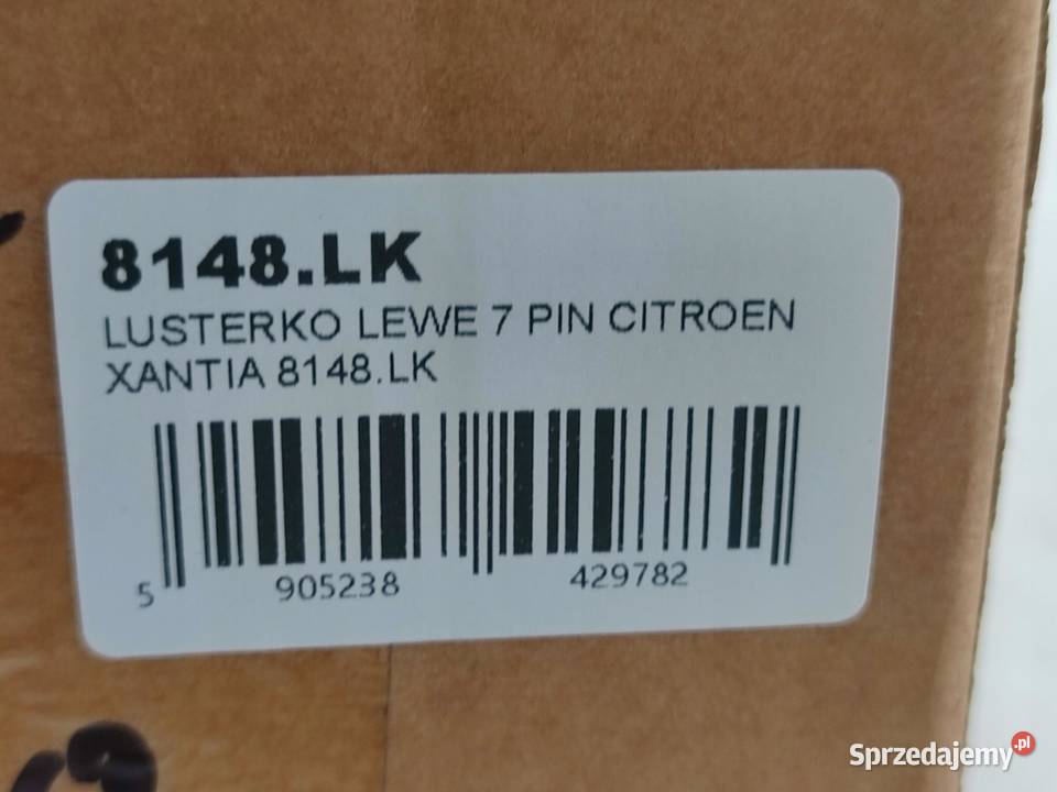 LUSTERKO LEWE 7PIN CITROEN XANTIA X1 X2 19932003