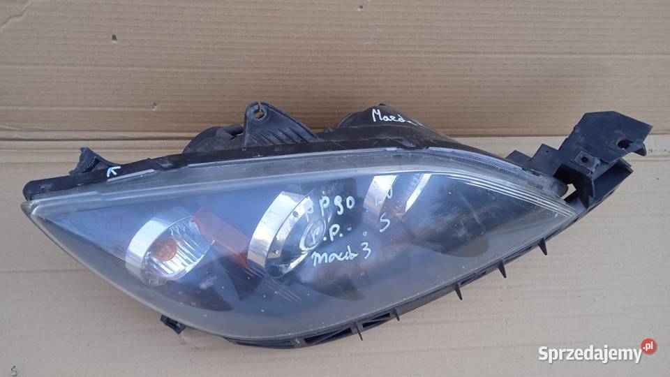 MAZDA 3 BK LAMPA PRZÓD PRAWA SOCZEWKA EU Zbierkowo