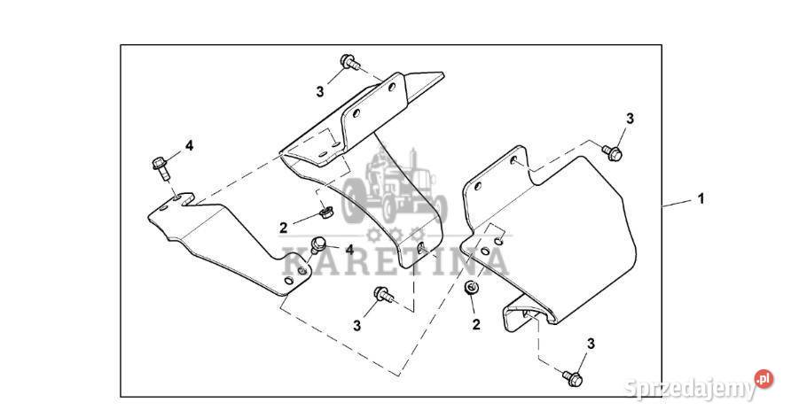 John Deere 9470RX Zestaw zgarniacza BRE10249 Jastrzębniki sprzedam