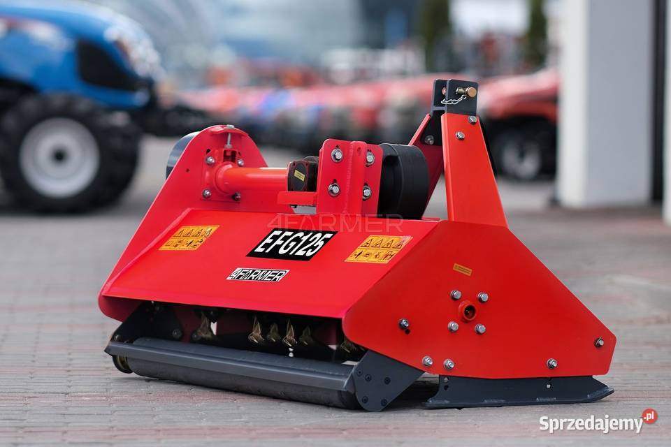 Kosiarka bijakowa EFG 125 4FARMER czerwona nieuszkodzony Tajęcina