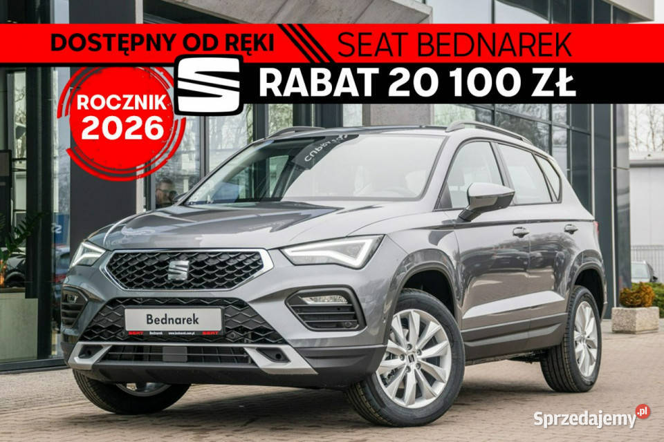 Seat Ateca Style 15 TSI 150 DSG Dostępny ręki system Start-Stop Ateca Łódź