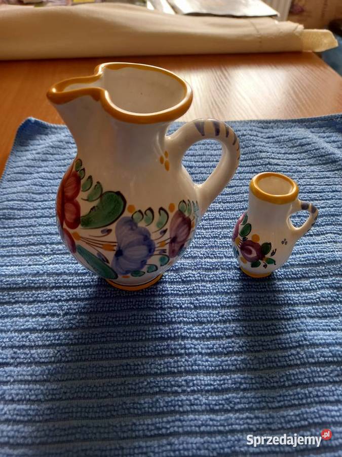 Dzbanuszki kolekcjonerskie sygnowane Gorzów Wielkopolski