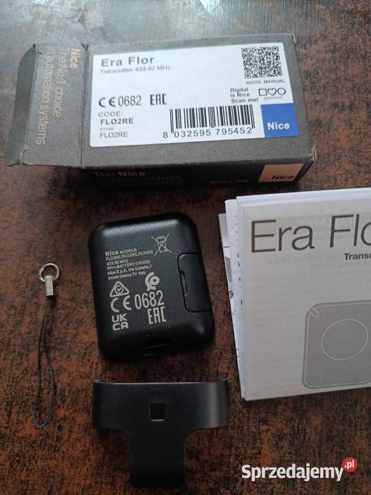Pilot do napędu bramy NICE era flor dwa kanały 2 podkarpackie Tarnobrzeg
