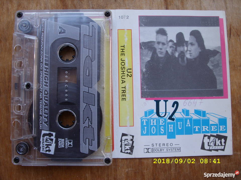 4 kasety zespolu U2 z muzyka rockowa rock Wołów