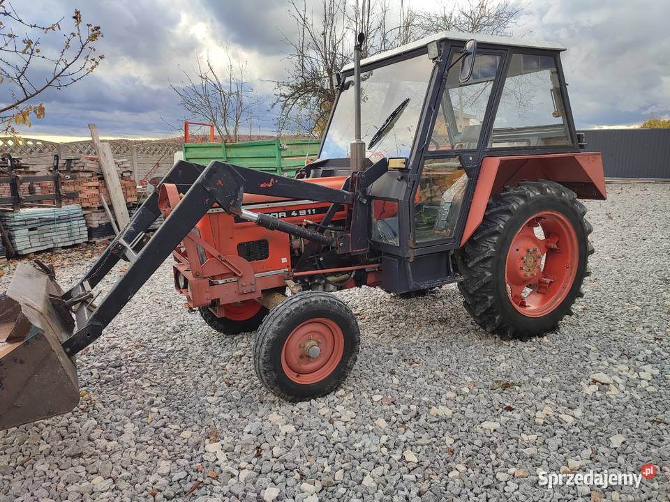 Zetor 4911 z tirem i łyżką Nowa Słupia