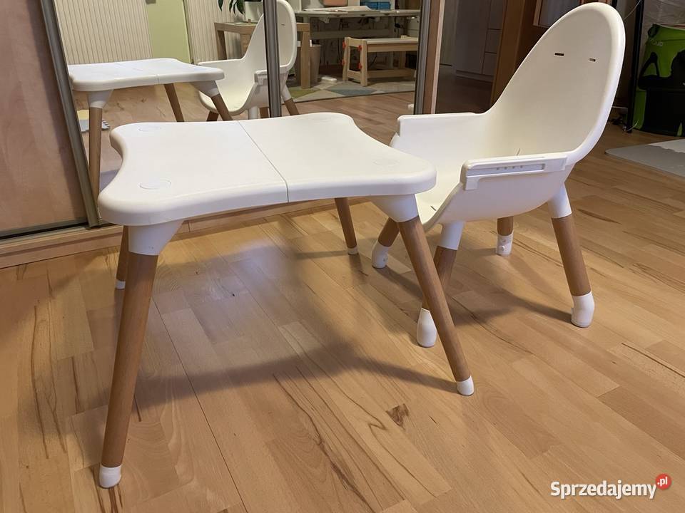 Krzesełko dwufunkcyjne do karmienia dzieci 2w1