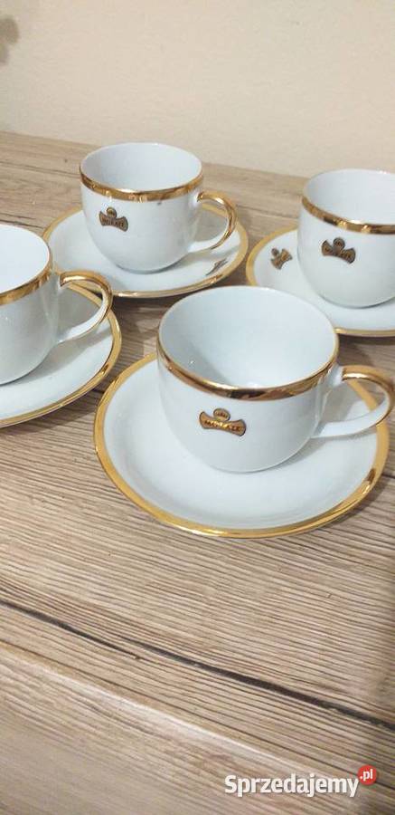 Zestaw mokate prl Porcelana i szkło sprzedam
