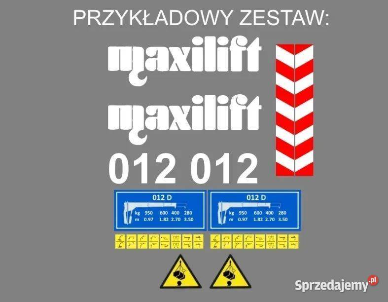 Naklejka oklejenie na każdy model HDS MAXILIFT Janików