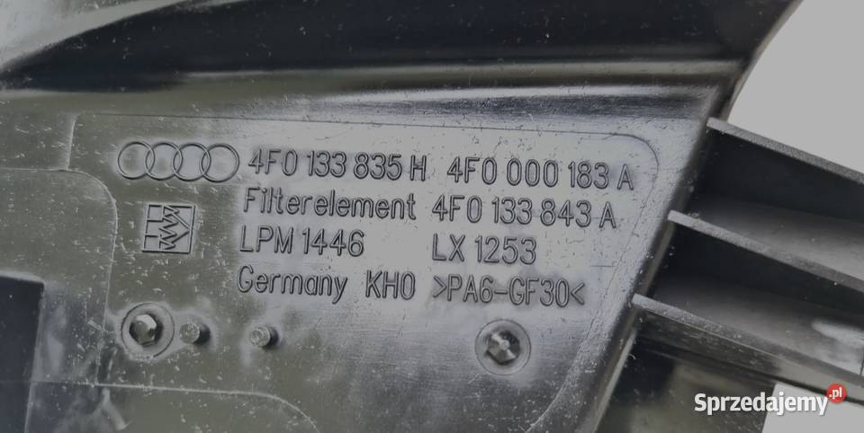 OBUDOWA FILTRA POWIETRZA AUDI A6 C6 20 TDI Działoszyce sprzedam