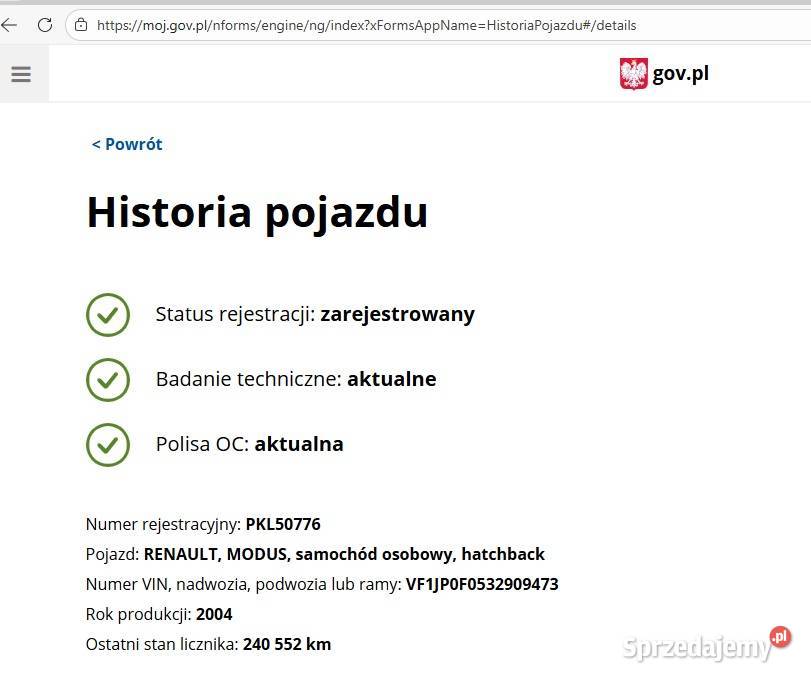 Renault Modus 2004 2005 15 dci super stan Częstochowa sprzedam