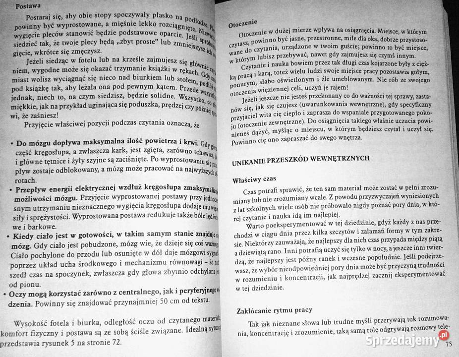 Podręcznik szybkiego czytania Tony Buzan Pozostałe Chełm