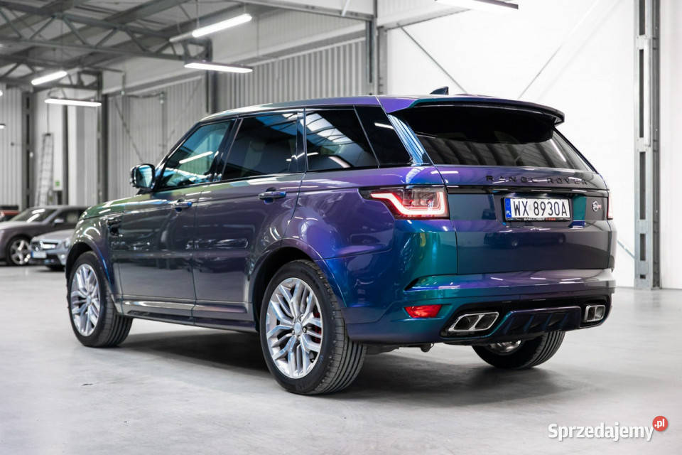 Land Rover Range Rover Sport SVR 50 V8 575 nawigacja małopolskie Węgrzce